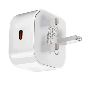 ปลั๊กชาร์จเร็ว3.0 PD <span class=keywords><strong>20W</strong></span> ทนทาน C-Type C USB C ที่ชาร์จแบบเร็วบล็อกที่ชาร์จติดผนังสำหรับ <span class=keywords><strong>iPhone</strong></span> 15 14 13 12 <span class=keywords><strong>XS</strong></span> PRO - Product Image 2