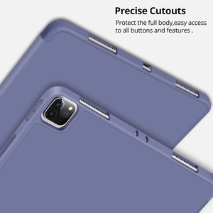 Coque en silicone personnalisée pour <span class=keywords><strong>iPad</strong></span> <span class=keywords><strong>7</strong></span> 8 <span class=keywords><strong>9</strong></span> <span class=keywords><strong>Pro</strong></span> 11 <span class=keywords><strong>pouces</strong></span>, étui à rabat antichoc en TPU avec porte-crayon - Product Image 2