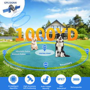 Collar de Adiestramiento para Perros con GPS, Valla Electrónica Inalámbrica de 1000 Yardas, Rastreador de Mascotas - Product Image 2