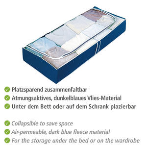 WENKO Unterbett-Kommode Air Vlies/Kunststoff 103x45x16cm azul - Product Image 4
