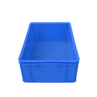 Caisse de stockage logistique en plastique solide étanche empilable écologique robuste 600*400*210mm boîte de chiffre d'affaires multifonction pour
