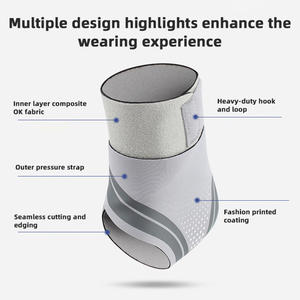 Attelle de cheville fixe de protection pour le sport, le basketball et le fitness, pour les entorses et blessures, manchon de maintien de la cheville - Product Image 2