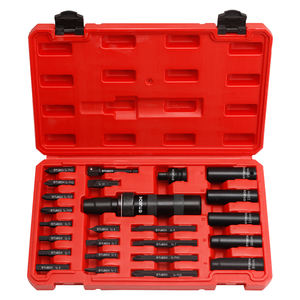 ユニバーサルロックラグナット一次キーセットホイールロック取り外しラスティスクリューキットアフターマーケットファクトリー車両工具ドライバー - Product Image 1