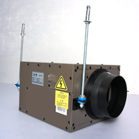 Unité de ventilation d'air frais à flux unique silencieuse pour système de climatisation de plafond domestique
