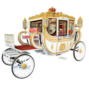 Nouvelle Magnifique et Somptueuse Calèche Royale de Visite des Monuments, Calèche de Mariage Cendrillon, Calèche Royale de Transport Spécial - Product Image 2