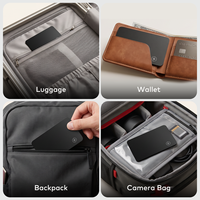 Indispensable pour le voyage APP Télécommande Suivi en temps réel Alarme sonore Carte à puce Carte Finder Key Finder