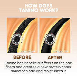 Traitement professionnel à la kératine Taninoplastia crème lissante pour cheveux protéinés OEM crème lissante à la kératine brésilienne <span class=keywords><strong>Tanino</strong></span> - Product Image 6