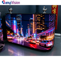Mur vidéo LED P2 personnalisé pour réception, installation sur la station DJ, affichage LED dans le bar ou l'exposition