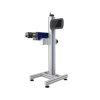 Machine de marquage laser volant au CO2 40W, marqueur laser volant au CO2 40W pour la production, marquage de la date et du numéro, DOYA