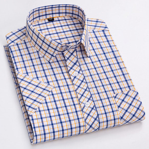 Chemises habillées à manches longues pour hommes RNSHANGER, à rayures multicolores et à carreaux, en coton 100%, polyvalentes, décontractées, à boutons, pour l'automne - Product Image 6