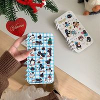 Funda de teléfono de dibujos animados Flip Style Notebook Girl adecuada para IPhone17 16 15 14 13 Pro Max funda protectora bidireccional con soporte abatible