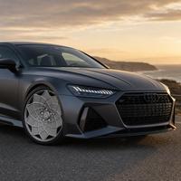 Jantes forgées 21/22 pouces, finition gunmetal mat, alliage forgé 6061-T6, 5x112, design concave profond pour RS7 Sportback