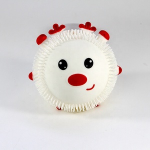 ADDOIL New Tpr Squeeze <b>Light</b> <b>up</b> Christmas Snowman Elk Puffer Ball Fidget Toy for Kids Soft Squishy Toy - Product Image 5
