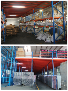 Platform Rak Mezzanine Dua Tingkat Tugas Berat untuk Kantor Gudang yang Dapat Disesuaikan - Product Image 4