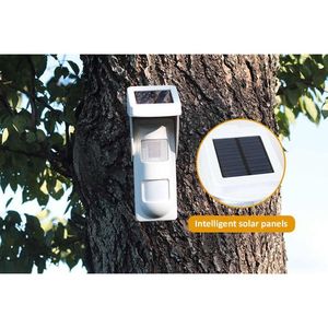 Solar PIR Motion <b>Sensor</b> With Sound System And <b>LED</b> Flash For Outdoor Garden Security <b>Light</b> - Product Image 5
