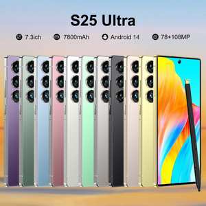 Téléphone portable débloqué Global S25 ULTRA 5G, fonctionnalités intelligentes, <span class=keywords><strong>cam</strong></span>éra arrière 108MP, batterie 7800mAh - Product Image 5