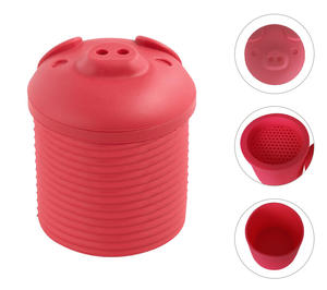 Recipiente de Silicona de Grado Alimenticio con Forma de Cerdito para Recoger Grasa de Tocino, Accesorios de Cocina Syh431 al por Mayor - Product Image 6