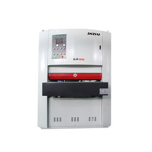JINZHU 1000mm Doppelband-Trockenschleifer Automatische Flachstangen-Poliermaschine für Edelstahl, Messing, Aluminium - Product Image 2