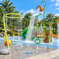 Équipement de jeux aquatiques en acier inoxydable pour parcs aquatiques, hôtels, communautés, écoles et aires de jeux aquatiques