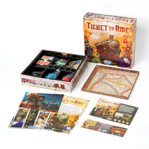 Jeu de société de <span class=keywords><strong>voyage</strong></span> ferroviaire : Billets de <span class=keywords><strong>train</strong></span> autour du monde – Jeu éducatif de géographie pour la famille, les parents, les enfants et les couples – Amusez-vous à jouer - Product Image 4