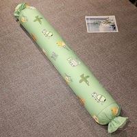 Produit le plus vendu sur Alibaba pour les jouets pour enfants aux États-Unis : Oreiller en peluche long en forme de bonbon, échantillon rapide, oreiller en peluche personnalisé
