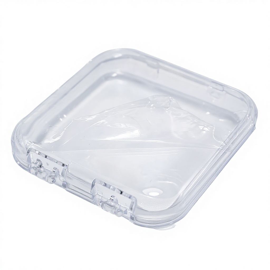 boîte en plastique transparente