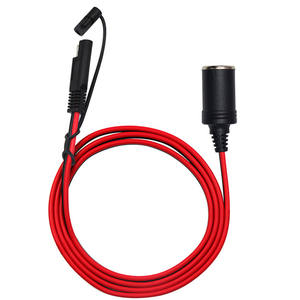 12 Volt pil çakmak GÜNEŞ PANELI Sae 2 Pin pil konektörü 24v kablo uzatma - Product Image 6