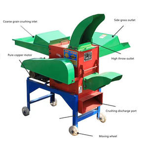 Çok güçlü motorlar tanışın talep kırıcı sapı dizel Motor Motor hayvan yemi pirinç mısır saman saman kesici kırıcı yem mikseri - Product Image 5