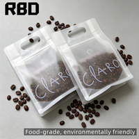 Sachets personnalisés imprimés en gros avec soufflet latéral, résistants à l'humidité, pour l'emballage de grains de café, avec valve et fermeture éclair, qualité alimentaire, type stand-up