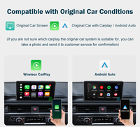 Road Top MIB System CarPlay décodeur sans fil Android Auto Apple CarPlay décodeur d'interface multimédia pour Audi A4 A5 (2016-2019)