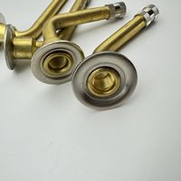V3-02 Nuevas Válvulas de Neumático de Latón con Abrazadera de la Marca KAISHENG para Camiones y Automóviles - 100% Probadas para Fugas, Piezas de Reparación Automotriz