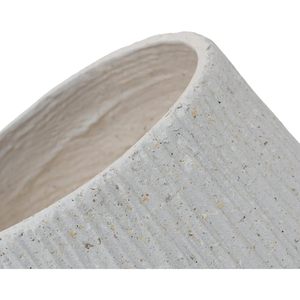 Maceta de Óxido de Magnesio Mdj de 11 Pulgadas, Maceta Vertical con Textura Acanalada, Maceta Interior con Orificio de Drenaje para Plantas Verdes y Flores - Product Image 5