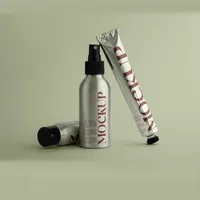 Flacon vide en métal pour cosmétiques, shampoing, savon liquide, détergent, gel douche, après-shampoing, 100ml, 200ml, 250ml, 300ml