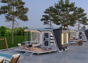 เราจุ่มร้อนโครงเหล็กชุบสังกะสีอลูมิเนียมแบบแยกส่วนพื้นที่แคปซูลบ้านเคลื่อน<span class=keywords><strong>ย้าย</strong></span>เฟอร์นิเจอร์โรงแรมใน<span class=keywords><strong>บ้าน</strong></span> - Product Image 4