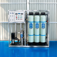 Système de filtration d'eau par osmose inverse certifié CE ISO, 250-500 litres par heure, équipement de traitement de l'eau, machine à eau pure