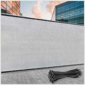 Filet de clôture d'intimité en plastique écologique durable de 6 pieds pour chantier de construction, utilisation en arrière-cour, treillis, portails inclus, anti-rongeurs - Product Image 1