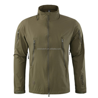 ESDY Hommes Manteau de chasse mince à séchage rapide Vestes d'extérieur tactiques