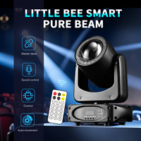 Mini Luz Profesional de 150W, 15 Patrones, 8 Colores, DMX 512, Luz de Haz, para Discotecas, Fiestas, Eventos, Bares, Escenarios, DJ, Cabezas Móviles