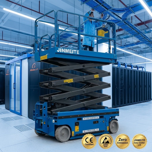 JINMEITE Vertical Man Lift Platform Hydraulic Drive 2m Lifting Height