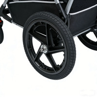 Roues à rayons pneumatiques 16x2.125 neuves, directement d'usine, pour vélo, chariot, remorque de transport, poussette, avec rayons en plastique et caoutchouc pour restaurant