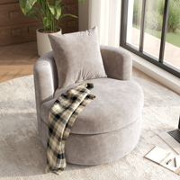 Fauteuil simple ATUNUS de style nordique moderne avec dossier en éponge, chaise de salon, chaise longue, adapté à un usage domestique