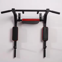 Barre de traction murale multifonctionnelle en acier pour tractions, dips et exercices de musculation à domicile