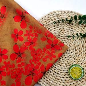 Vente en gros 100% coton popeline <span class=keywords><strong>tissu</strong></span> <span class=keywords><strong>à</strong></span> <span class=keywords><strong>pois</strong></span> couleur motif floral pour vêtements vêtements chemises couvre jouets pour garçons et filles - Product Image 2