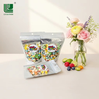 Fournisseur d'usine en gros de bonbons aux fruits lyophilisés croustillants et enrobés, personnalisables OEM/ODM, bonbons durs en vrac aux saveurs fruitées