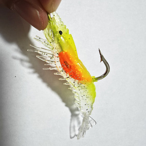 Alpha sống tôm 55mm 2.8G PVC mềm Tôm mềm Mồi câu cá tôm thu hút cá vược biển thu hút - Product Image 5