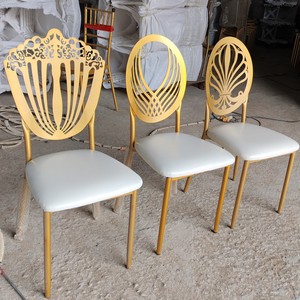 Chaises de mariage dorées populaires, nouveau design, durables, pour la <span class=keywords><strong>location</strong></span> événementielle – Offre spéciale - Product Image 5