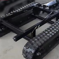 Châssis motorisé chenillé hydraulique à vitesse variable pour Scooptram souterrain avec chenilles en caoutchouc et acier, moteur diesel chinois