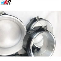 Collier de serrage rapide en aluminium réglable BJR Performance, 3 pouces, type V, avec goupille, collier HD pour tuyau d'intercooler, collier de serrage pour accélérateur