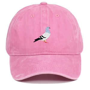 หมวกเบสบอลปักลายนกพิราบกันน้ำแบบนิ่มสำหรับผู้ชายและผู้หญิง - สไตล์ทันสมัย เหมาะสำหรับทุกฤดู ป้องกันแสงแดด - Product Image 3
