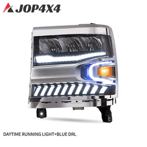 JOP4X4 usine pleine LED voiture phare séquentiel clignotant avant lampe 2016-2018 phares pour SILVERADO 1500 - Product Image 4